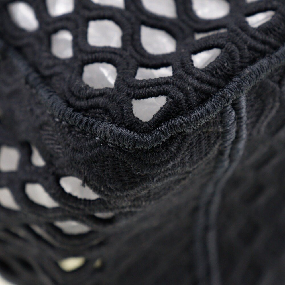 CHRISTIAN DIOR Black Canvas Messenger Shoulder Bag - Picture 4 of 11